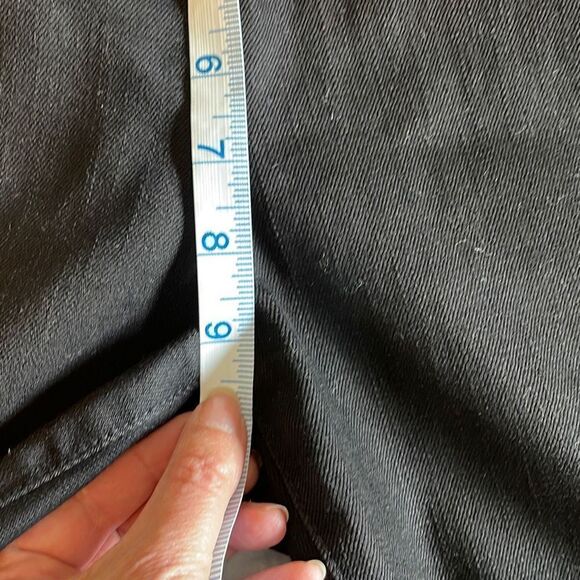 Ralph Lauren Lauren Jeans Co Womens Side Zip Denim Dress Jeans Pants‎ Black 8 - Picture 8 of 10